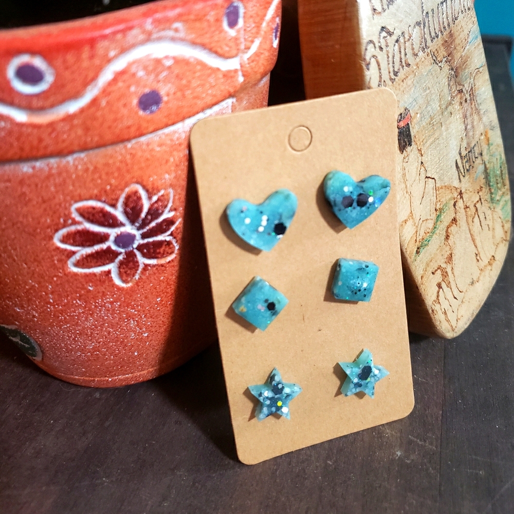 Resin earrings